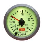 Reloj presión de turbo PSI fondo blanco Autogauge - Imagen 6