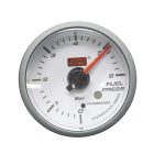 Reloj presión de bencina BAR blanco electrónico Autogauge