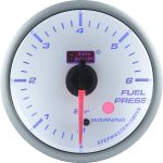Reloj presión de bencina BAR blanco electrónico Autogauge - Imagen 3