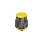 Filtro de aire cónico universal amarillo 77mm