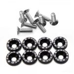 Set de Pernos y Golillas Decorativas 8 Pcs EPMAN Negro