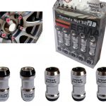 Juego de tuercas de seguridad EPMAN M12XP1.5 Negro
