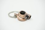 Llavero deportivo turbo metálico color cobre regalo - Imagen 3
