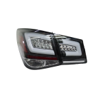 Focos traseros LED Chevrolet Cruze 09-15 4P fondo negro