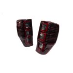Focos LED Ford Ranger 11-18 fondo rojo ahumado