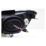Ópticos LED DRL Peugeot 206 98-04 fondo negro - Imagen 6