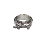 Set abrazadera de escape V-band 2.5″ PFT acero inoxidable