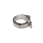 Set abrazadera de escape V-band 3″ PFT acero inoxidable