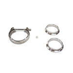 Set abrazadera de escape V-band 3″ PFT acero inoxidable - Imagen 2