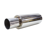 Escape resonador acero inoxidable 4″ GT2