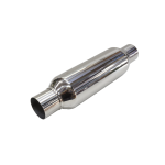 Escape pre silenciador acero inoxidable cilíndrico 2.5″