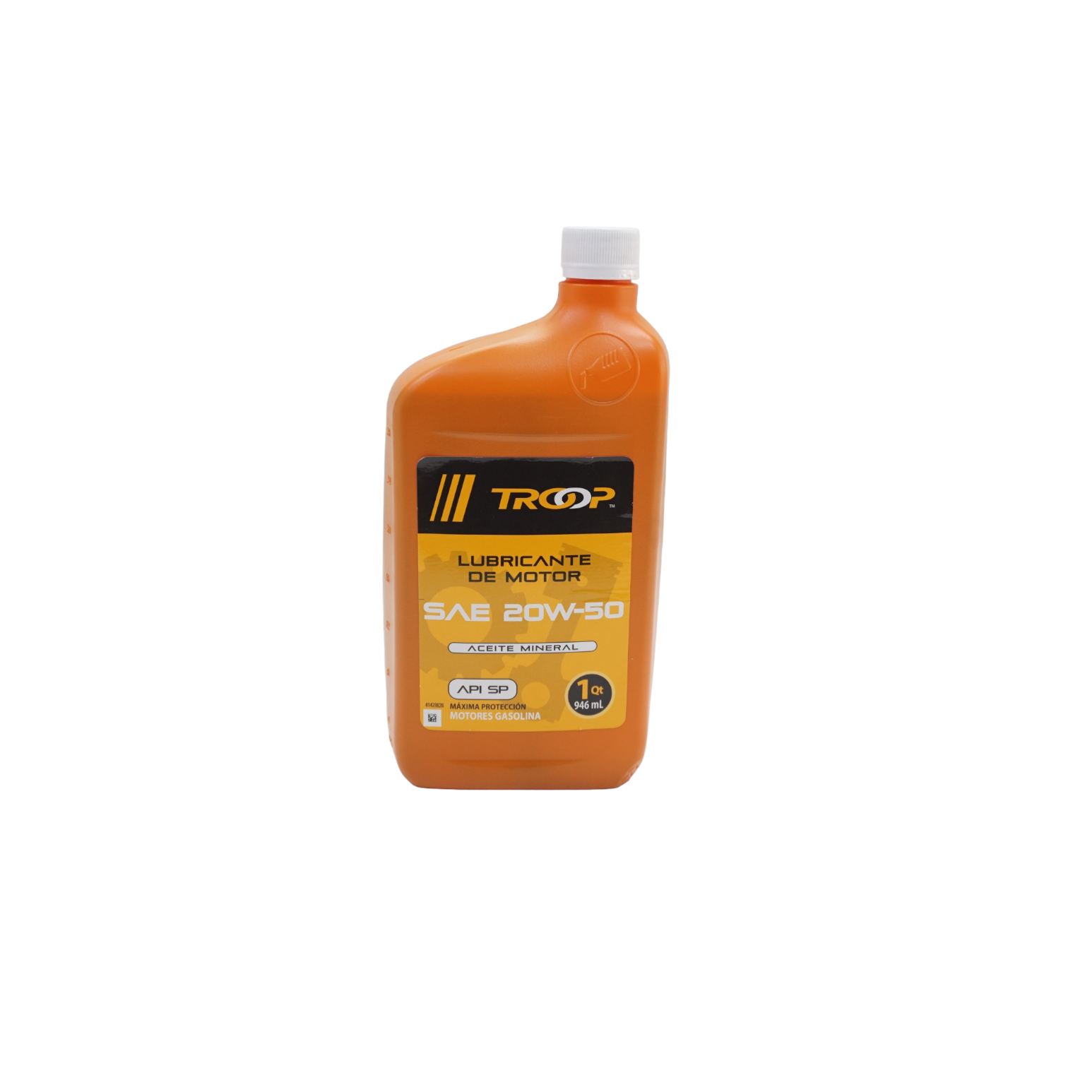 DSC04973-PhotoRoom.png Aceite Mineral SAE 20W-50 TROOP 946ML API SN - Imagen 1