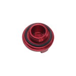 Tapa de aceite aluminio rojo Honda Suzuki Simota - Imagen 4