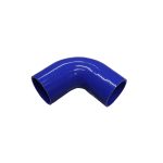 Codo de silicona alta presión 90° 2.75″ color azul - Imagen 2