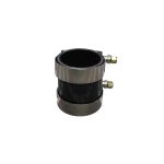 Union de silicona 51mm 2″ color negro + abrazaderas