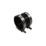 Union de silicona 63mm 2.5″ color negro + abrazaderas