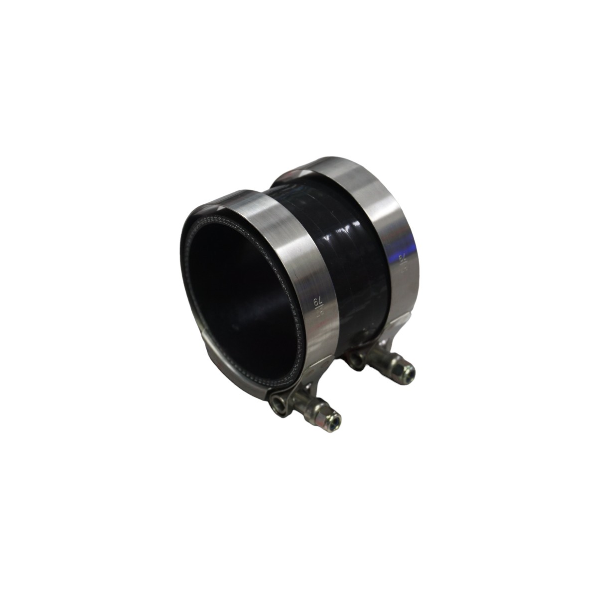 DSC05951-PhotoRoom.jpg Union de silicona 63mm 2.5″ color negro + abrazaderas - Imagen 1