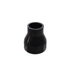 Reducción de silicona 2.5″ – 1.5" color negro
