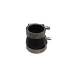 Reducción de silicona 2.5″ – 2.0″ color negro + abrazaderas - Imagen 2