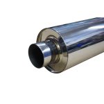 Escape pre silenciador acero inoxidable cilíndrico 2" - Imagen 5