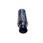 Escape acero inoxidable 4″ punta titanio GT8 - Imagen 3