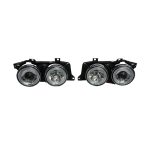 Ópticos LED BMW E32/E34 88-94 fondo cromado - Imagen 3
