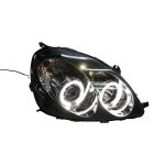Ópticos LED Toyota Yaris sport 98-02 fondo negro - Imagen 2
