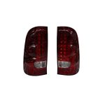 Focos traseros LED Toyota Hilux 04-14 fondo rojo