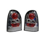 Focos traseros Volkswagen Gol G3 99-06 fondo cromado - Imagen 5