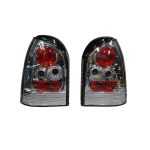 Focos traseros Volkswagen Gol G3 99-06 fondo cromado