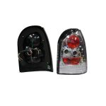 Focos traseros Volkswagen Gol G3 99-06 fondo cromado - Imagen 2