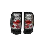 Focos traseros Dodge Ram 94-01 fondo cromado