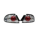 Focos traseros Mazda Artis HB 95-99 fondo cromado - Imagen 3