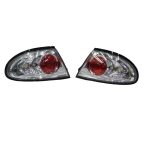 Focos traseros Mazda Artis HB 95-99 fondo cromado