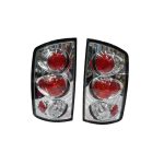 Focos traseros Dodge Ram 02-06 fondo cromado
