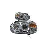 Ópticos LED Volkswagen Golf MK4 98-07 fondo cromado