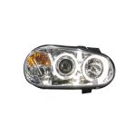Ópticos LED Volkswagen Golf MK4 98-07 fondo cromado - Imagen 2