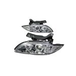 Ópticos LED Chevrolet Cavalier 95-99 fondo cromado