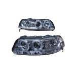 Ópticos LED Volkswagen Gol G3 00-06 fondo cromado