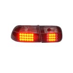 Focos traseros LED Honda Civic 92-95 2/4P fondo negro Sonar - Imagen 2