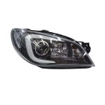 Ópticos LED Subaru Impreza WRX 05-07 fondo negro clear - Imagen 4