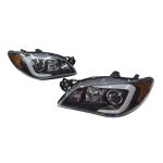 Ópticos LED Subaru Impreza WRX 05-07 fondo negro ámbar - Imagen 4