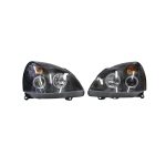 Ópticos LED Renault Clio MK2 02-07 fondo negro
