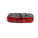 Focos traseros euro Honda Civic 92-95 2/4P fondo rojo cristal - Imagen 4