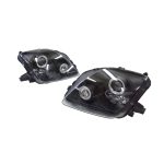 Ópticos delanteros LED Honda Prelude 97-01 fondo negro