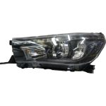 Ópticos delanteros LED Toyota Hilux 15-20 fondo negro Sonar - Imagen 6