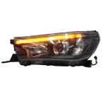 Ópticos delanteros LED Toyota Hilux 15-20 fondo negro Sonar - Imagen 3