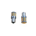 Set ampolletas LED PY21W 21W/5 1 contacto naranja