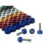 Kit pernos 6mm para aplicación Honda solenoide VTEC color Plateado - Imagen 3