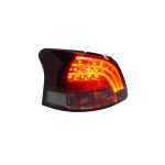 Focos LED Toyota Yaris sedan 06-13 fondo rojo ahumado - Imagen 2